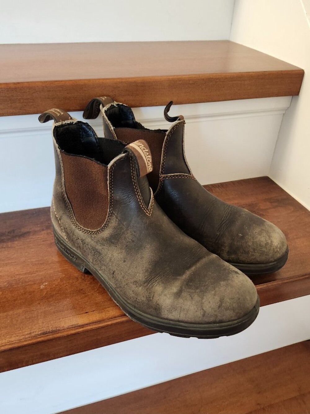 Blundstone classic rustic brown men's boots in AU 6.5